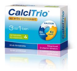 CalciTrio 3 az 1-ben (Kalcium+K2+D3) tabletta 30 db