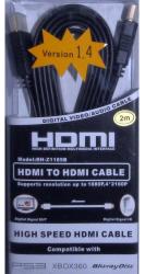  Плосък HDMI кабел , версия 1.4 , 10.2Gbit/s, 1080p+, Proclass - 2 метра