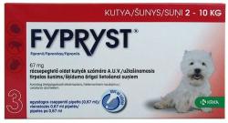 FYPRYST Spot On S 2-10 kg-os Kutyáknak 10x0,67 ml