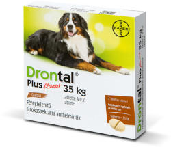 Drontal Plus 35 féreghajtó tabletta nagytestű kutyának 2 db