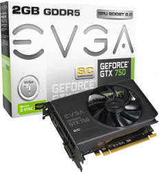 EVGA GeForce GTX 750 Superclocked 2GB GDDR5 128bit (02G-P4-2754-KR)