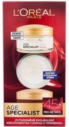 L'Oréal Nappali + éjszakai krém 45+ AGE speciális duopack készlet 2x50 ml