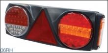 LAP Eletrical Lampa auto stop LED, forma dreptunghiulara, 6 functii: Pozitie/Frana, Semnalizator, Ceata, Marsarier, Ochi pisica, Semnaliztor lateral