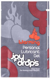 JoyDrops Warming Personal Lubricant Gel 5 ml