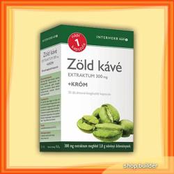 INTERHERB Napi 1 - Zöld Kávé Extraktum 300 mg+Króm 30 db