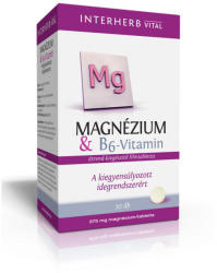 Interherb Magnézium B6-vitaminnal 30 db