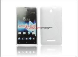 Haffner S-Line - Sony Xperia E case white (PT-1059)