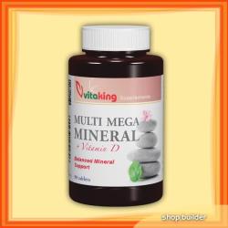 Vitaking Multi Mega Mineral tabletta D-vitaminnal 90 db