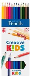 ICO Creative Kids Színes ceruza hajlékony 12 db
