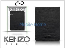 KENZO CrocoFolio Book Case for iPad Air - Black (B-265986)