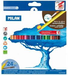 MILAN Vízben oldodó színes ceruza 24 db
