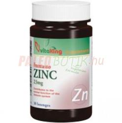 Vitaking Immuno Zink (Cink) rágótabletta 60 db