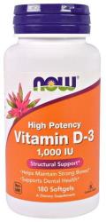 NOW Vitamin D-3 1000IU lágyzselatin kapszula 180 db