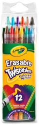 Crayola Színes ceruza radírvégű csavarozható 12 db