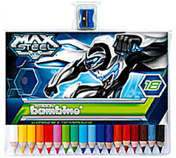 St. Majewski Max Steel színes ceruza 18 db
