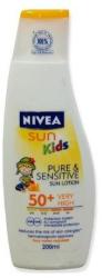 Nivea Sun Kids Pure&Sensitive naptej SPF 50+ 200ml