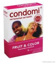 Condomi Fruit & Color óvszer többfajta ízesítéssel 3 db