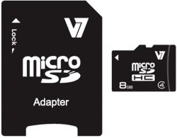 V7 microSDHC 8GB Class 4 VAMSDH8GCL4R
