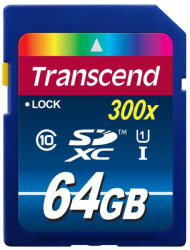 Transcend SDXC Premium 64GB C10/U1 (TS64GSDU1)