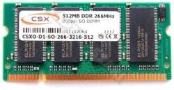 CSX 512MB DDR 266MHz CSXO-D1-SO-266-3216-512