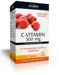 Interherb C-vitamin 500 mg Csipkebogyó Kivonattal 60 db