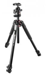 Manfrotto 055 kit - alu 3-section horiz. column tripod with ball head (MK055XPRO3-BH)