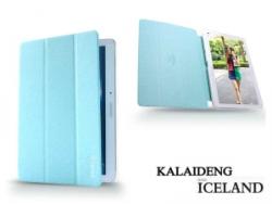 Kalaideng Iceland Series Book Case for Galaxy Note 10.1 - Turquiose Blue (KD-0033)