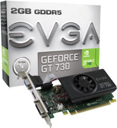 EVGA GeForce GT 730 LP 2GB GDDR3 128bit (02G-P3-3733-KR)