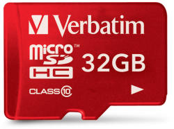 Verbatim microSDHC 32GB C10/U1 44044