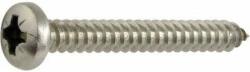  lemezcsavar d-fejű coor a2 3, 9x45 kh din-7981c