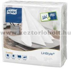 Tork 478711 Tork Premium Linstyle Dinner textilhatású szalvéta fehér (478711)