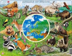 Larsen Európa állatvilága 90 db-os AW1