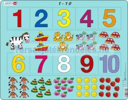 Larsen Számok 1-10-ig 10 db-os