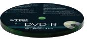 TDK DVD+R 4.7GB 16x - zsugor 5db
