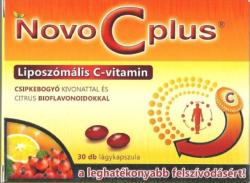 Novo C Plus liposzómális C-vitamin csipkebogyóval 30 db