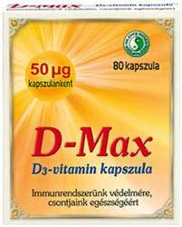 Dr. Chen Patika D-max D3-vitamin kapszula 80 db
