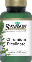 Swanson Chromium Picolinate (Króm pikolinát) kapszula 100 db