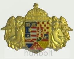  Angyalos közép címeres jelvény (29x20mm) arany színű