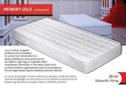 TED Memory Gold 90x200 cm