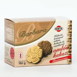 Barbara Gluténmentes keksz - kakaós 180 g