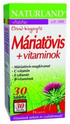 Naturland Máriatövis + vitaminok 30 db