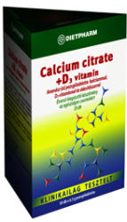 Dietpharm Calcium Citrát + D3 30 db