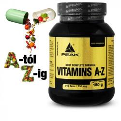 Peak Vitamins A-Z multivitamin 240 db