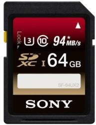 Sony SDXC 64GB C10/U3 SF64UX2