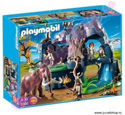 Playmobil Pestera din evul mediu cu mamut (5100)