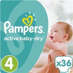 Pampers Active Baby 4 Maxi 7-14 kg 36 db