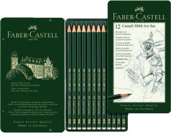 Faber-Castell Set creion grafit FABER-CASTELL 9000, 12 buc/set