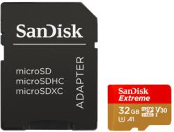SanDisk microSDHC Extreme 32GB C10/U3 SDSDQXN-032G-G46A / 139761