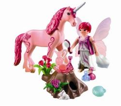 Playmobil Zana ingrijirii si unicornul trandafirul rosu (5443)