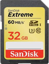 SanDisk SDHC Extreme 32GB C10/U3 60MB/s SDSDXN-032G-G46